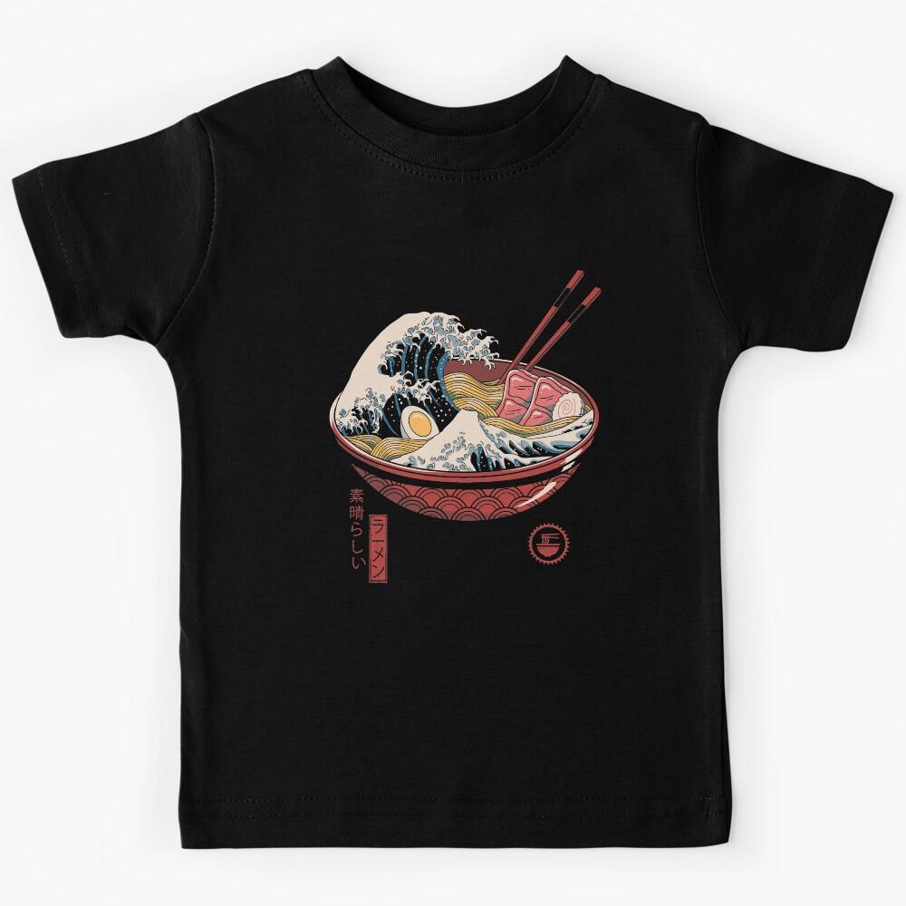 Great Ramen Wave Kids T-Shirt 100
