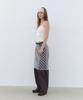 Cluny Dot Patten Wrap Skirt - White