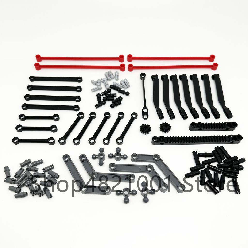 High-Tech Technical Parts Pin Beam Liftarm Axle Connector Panel Gear Car Motorcycle Building Blocks Bricks Technology Set Toys