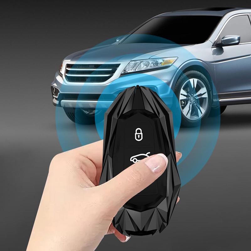 Zinc Alloy Car Key Case Full Cover For Peugeot 3008 208 308 508 408 2008 307 4008 For Citroen C4 C4L Cactus C3 C6 C8 Accessories