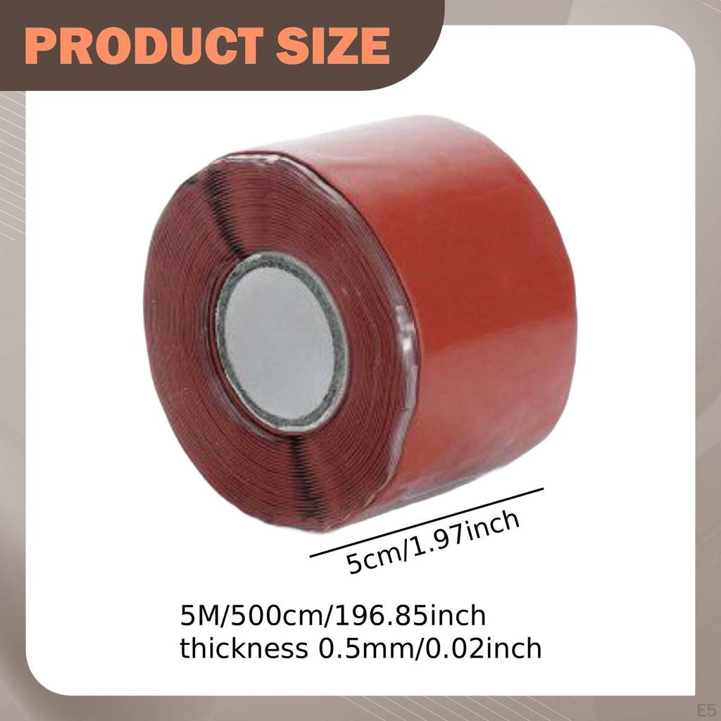 Nastro Grip Antiscivolo Manico Accessori Remi Impermeabile Silicone Autosaldata Avvolgimento Adatto per