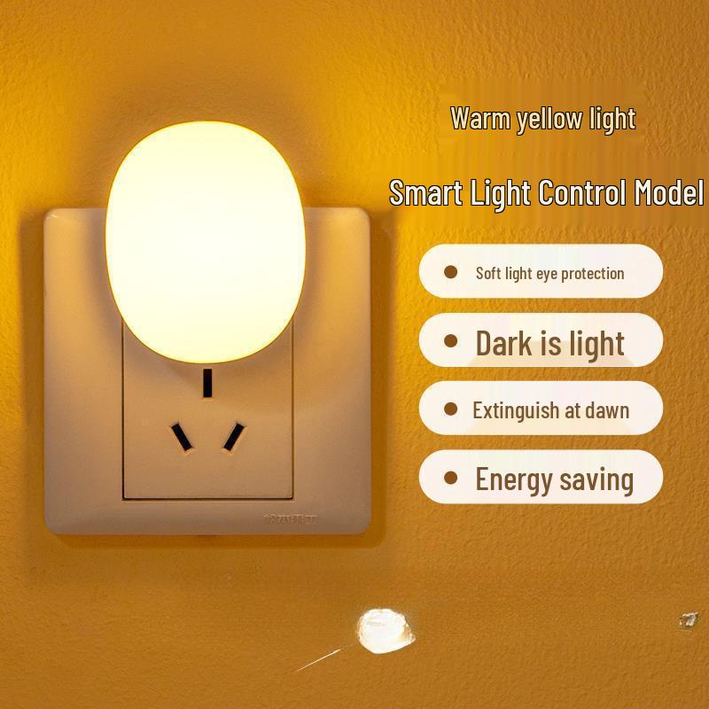 Soft Glow Baby Night Light with Remote Control – Eye-Friendly Plug-In for Bedroom and Nursery