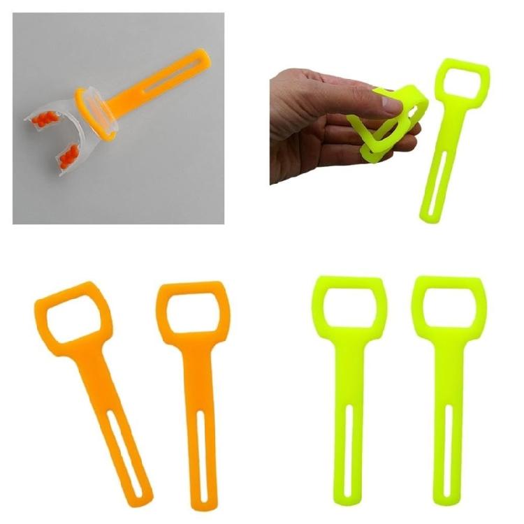 4pcs Adjustable Diving Strap Silicones Regulator Octopuses Wrap Holder for Ocean Diving and Snorkeling