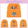 Paw Patrol Knitted Acrylic Hat Thermal Insulated Roll Brim For Winter Outdoor Unisex Adults