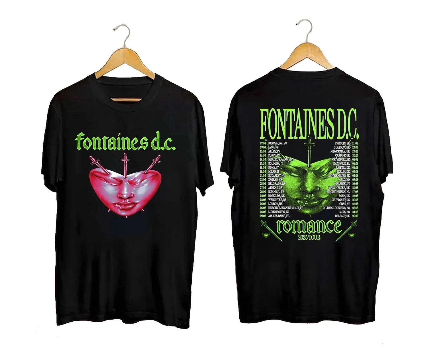 

Fontaines DC Favourite Heart Summer Tour 2025 T-shirt 3XL