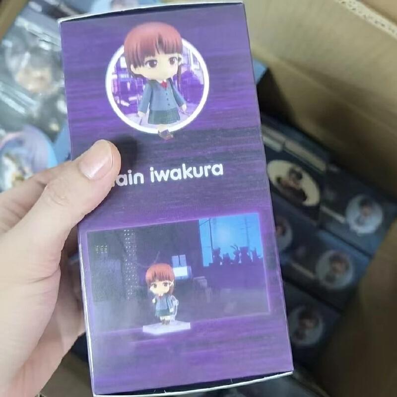 Nendoroid 2356 Iwakura Lain Serial Experiments Anime Chibi Pvc Posable Action Figure Collectible Desktop Ornament For Anime Fans