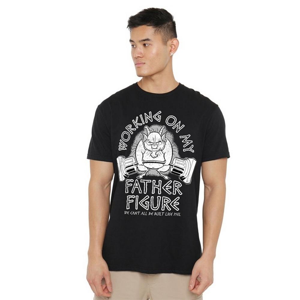 Disney Unisex Adult Hercules Phil Working On My Father T-Shirt