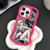 Edens Zero Rebecca Phone Case for iPhone 17 16 15 14 13 12 11 Air Pro Max Plus Red Soft TPU Wavy Edge Cover