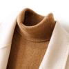 Women's 2026 Cashmere Knit High Neck Sweater - Autumn/Winter Short Top