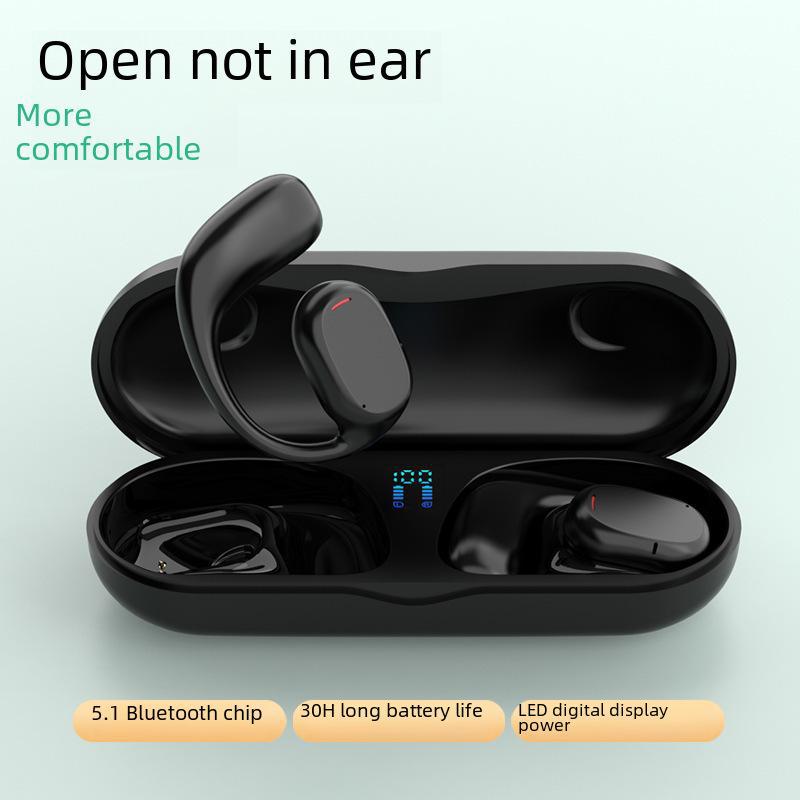 

Bluetooth Conduction Sports Ear-Hook Headphones - High Quality, Secure Fit, Not Design