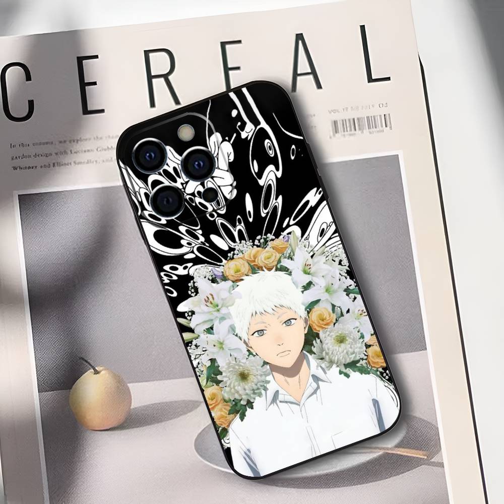 Summer Hikaru D-Died Black Silicone Soft Phone Case for iPhone 17/16/15/14/13/12/11/Plus/Pro/Max/Plus/XS