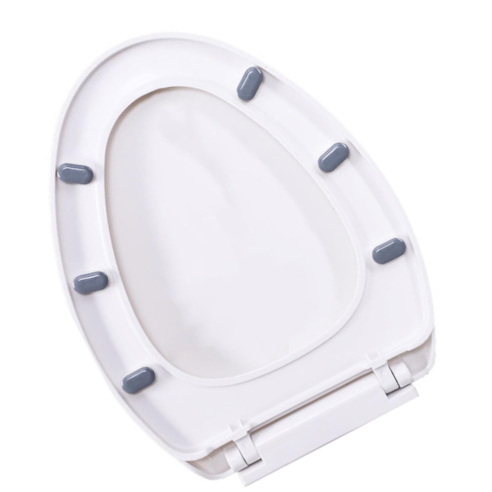 

Крышка унитаза с плавным закрыванием, портативная, крышка сиденья с замедлением, утолщенная, аксессуары для ванной комнаты и дома, текстура АБС, сиденье для унитаза V