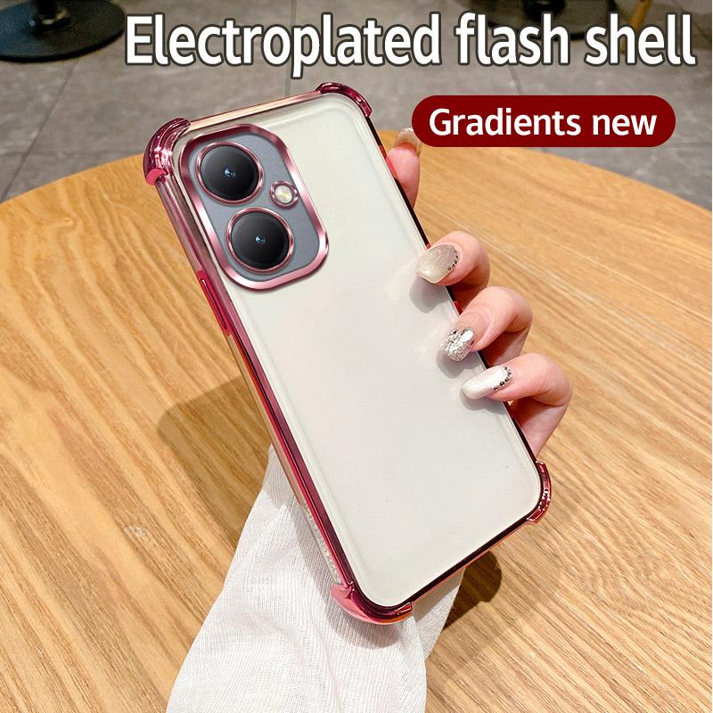 Etui na Xiaomi Redmi 13C 5G Etui na telefon Xiaomi Poco M6 5G Błyszczący brokatowany silikonowy pokrowiec z powłoką galwaniczną na obiektyw aparatu Miękki pokrowiec na tył