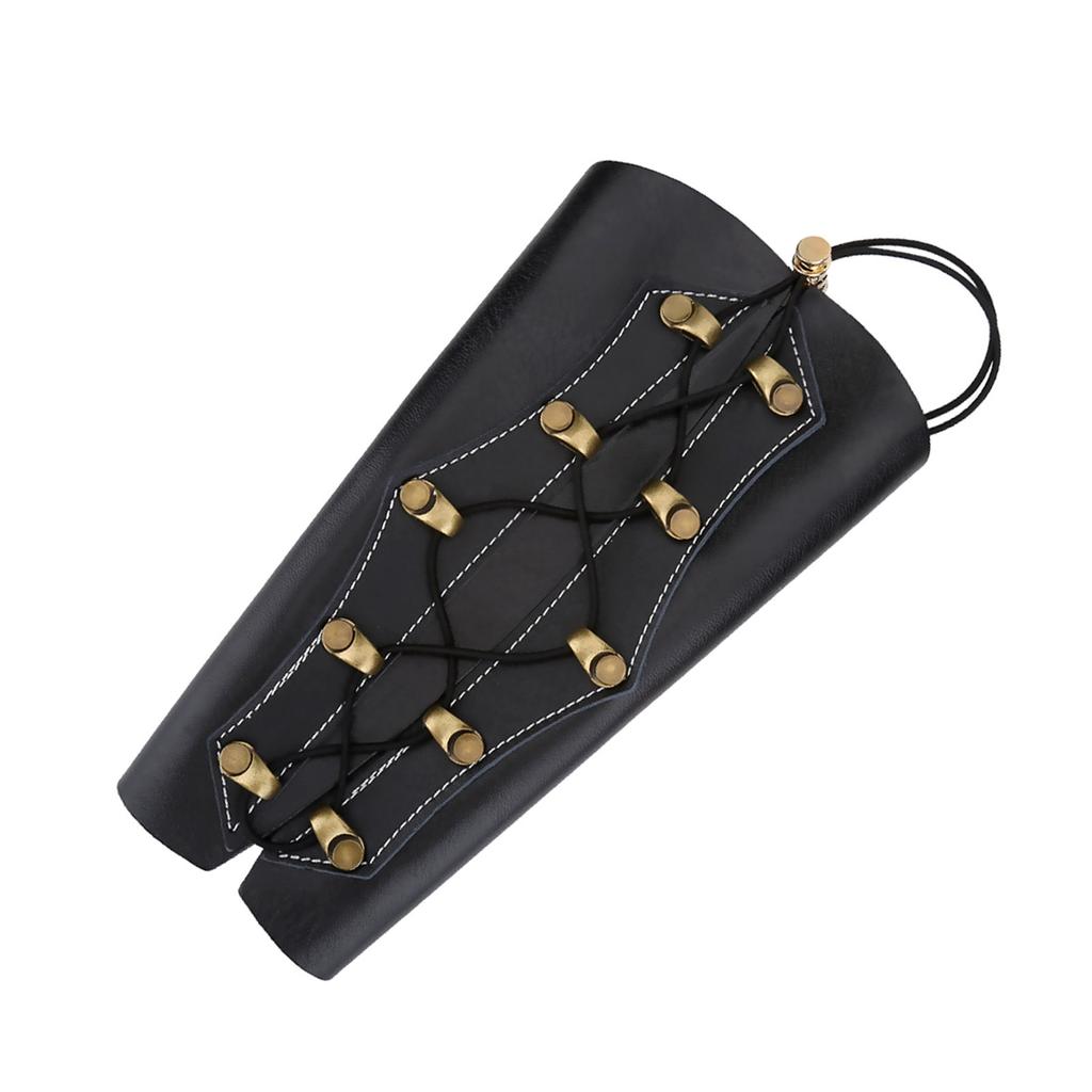 Archery Arm Guard   Tackle Accessory for Hunting Shooting(Black)