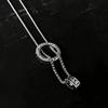 New 925 Silver Necklace Pendant Beautiful Vintage For Women man Fashion Clavicle Chain Wedding Jewelry Party Gifts