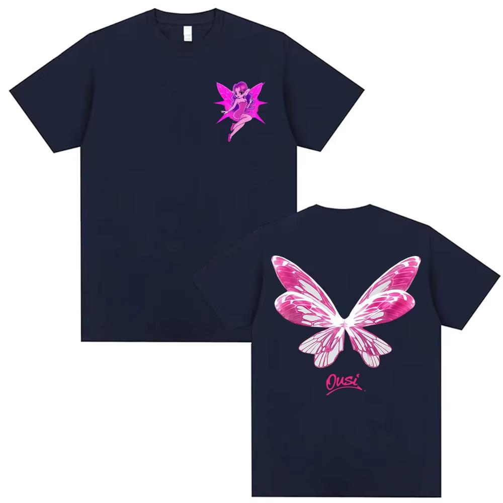 Omar Courtz Por Si Unisexana No Estoy Album Butterfly Graphic T Shirts Unisex Women Harajuku Aesthetic Casual Top Streetwear