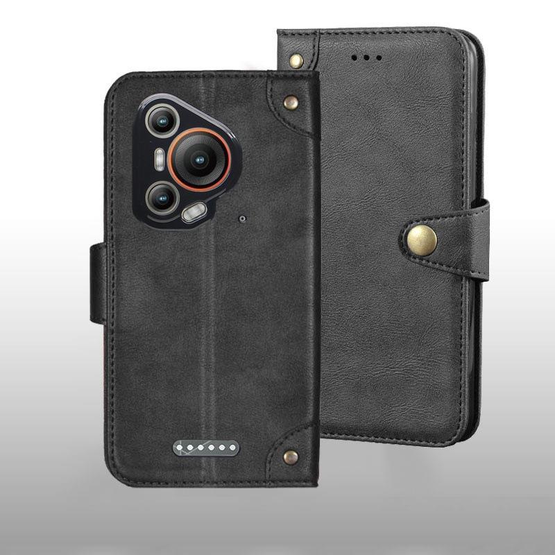 For Blackview BL7000 Case Metal Buckle Retro Leather Back Case Cover For Blackview BL7000 Phone Accessories