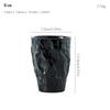 Japanese-style Coarse Pottery Coffee Cup Retro Hand-kneaded Pleated Mug Kitchen Livingroom Latte Concentrated Teacup Kitchenware