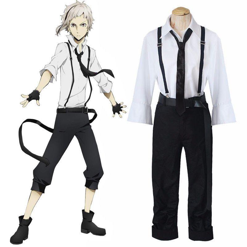 Unisex Bungo Stray Dogs Nakajima Atsushi Cosplay Costume With Perfect Stitches And Quality