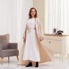 XG2058 Elegant Dubai Puff Sleeve Cardigan and Long Muslim Dress - Summer European and American Style