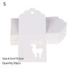 Xmas Tree DIY Kraft Paper Christmas Decoration Gift Box Tag Candy Bag Sticker Gifts Package Label