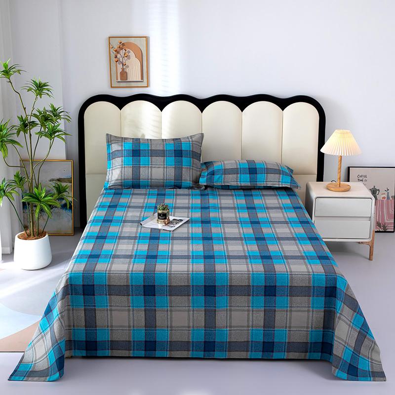 1pc Cotton Thick Bed Sheet Flower Series Double Top King Sheets for Girls Boys Kids Single Queen King Size Bed Linen