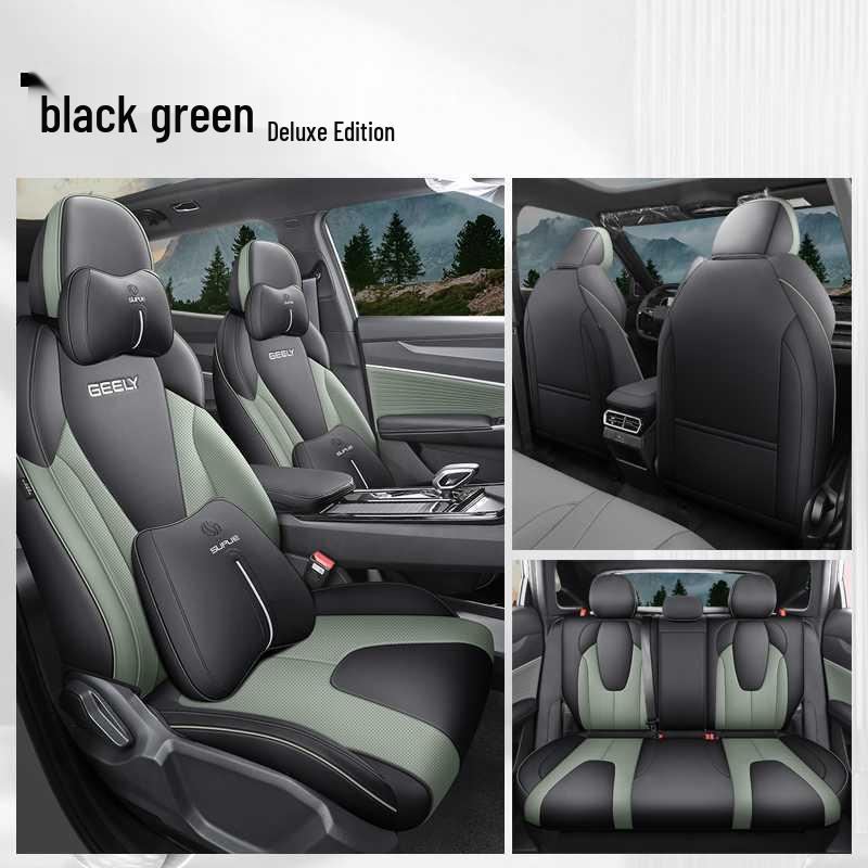 26 Geely Boyue Cool Leather Seat Cover - Full Coverage, Four Seasons Car Seat Cushion Interior Modification