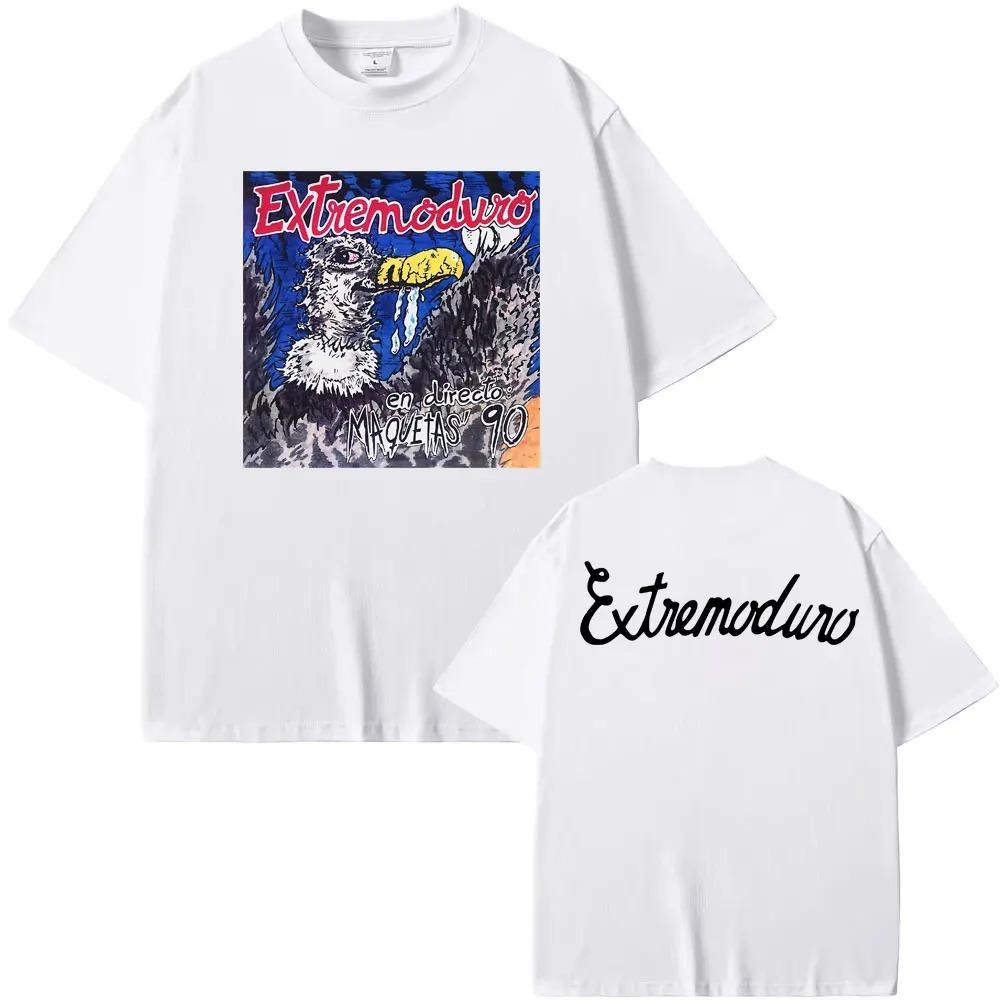 Rock Band Extremoduro En Directo Maquetas90 Cover TShirt Men Women Gothic Classic Fashion Casual Streetwear T Shirts