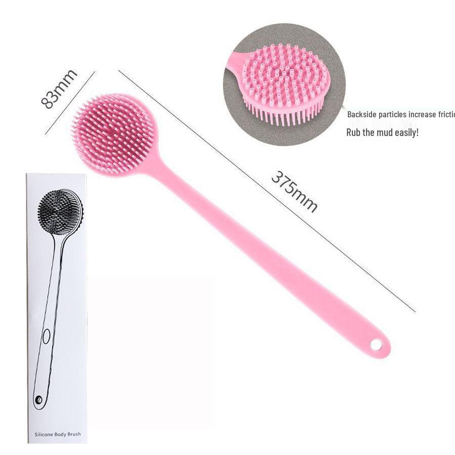 Long-Handle Soft Bristle Double-Sided Back Scrubber