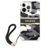 Guess Guhcp13Lkcabbk Iphone 13 Pro / 13 6,1 Czarny/Black Hardcase Camo Strap Collection
