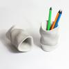 Wellenförmige verdrehte Gips-Silikonform DIY Sukkulenten Beton Blumentopf Vase Gips Zement Tonform Kerzenhalterform