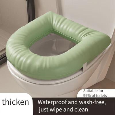 [Ultra-Dicker Toilettensitzbezug] Ultra-Dick, Wasserdichter Toilettensitzbezug | Rutschfest, Waschbar, Leicht zu Reinigen, Angenehmes Körpergefühl, 99% Abdeckung