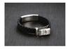 Personalisierbare Namensgravur Krankheitsinformationen Notfall-ID-Armbänder für Männer Schwarzes Silikon Sport Medizinischer Alarm Unisex Handgelenk-Armbänder