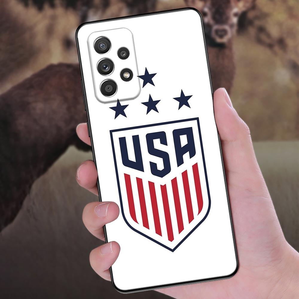 American USA Flag Star Phone Case For Samsung Galaxy A57 A56 A37 A55 A36 A26 A54 A52 A35 A34 A25 A17 A16 A15 A07 A06 Soft Cover
