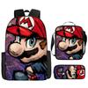 Mario Mario School Bag Children'S Backpack Cartoon Satchel