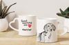 Harrier - cup with a dog, adorable cup with a heart-shaped handle, universal gift from the Art-Dog brand