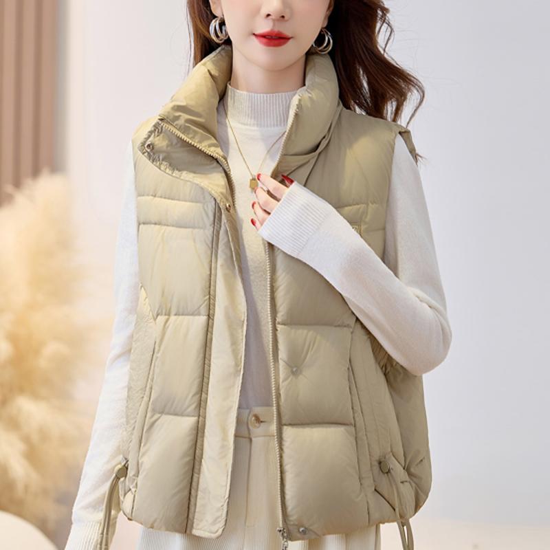 Fashion Winter Women's Vest Hooded Thick Warm Casual Sleeveless Jackets Woman Short Coat