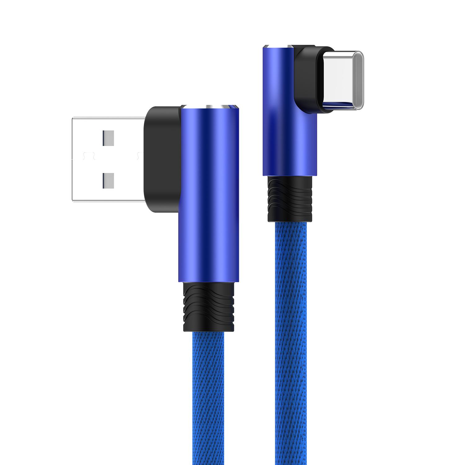 

USB C 90-градусный угловой USB-кабель типа C для зарядки, кабель для Samsung, Xiaomi, аксессуары для мобильных телефонов, 3A, USB-кабель для быстрой зарядки, 2 м, 3 м 1m