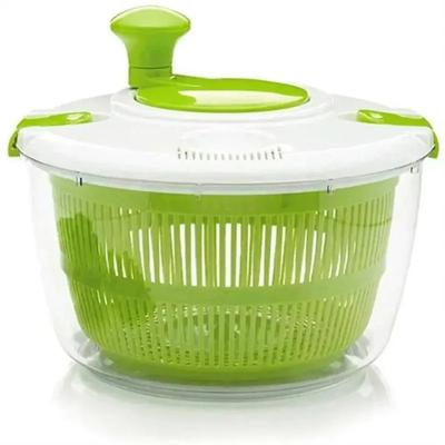 1 Stk. Salatschleuder Trockner Gemüse Obst Lebensmittel Dehydrator Schnelltrocknend Multifunktion Manuell Küche Haushalt Gemüse Dehydrator