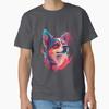 Colorful Dog Animal Classic T Shir Shirt Made In US AUS Size S 2XL