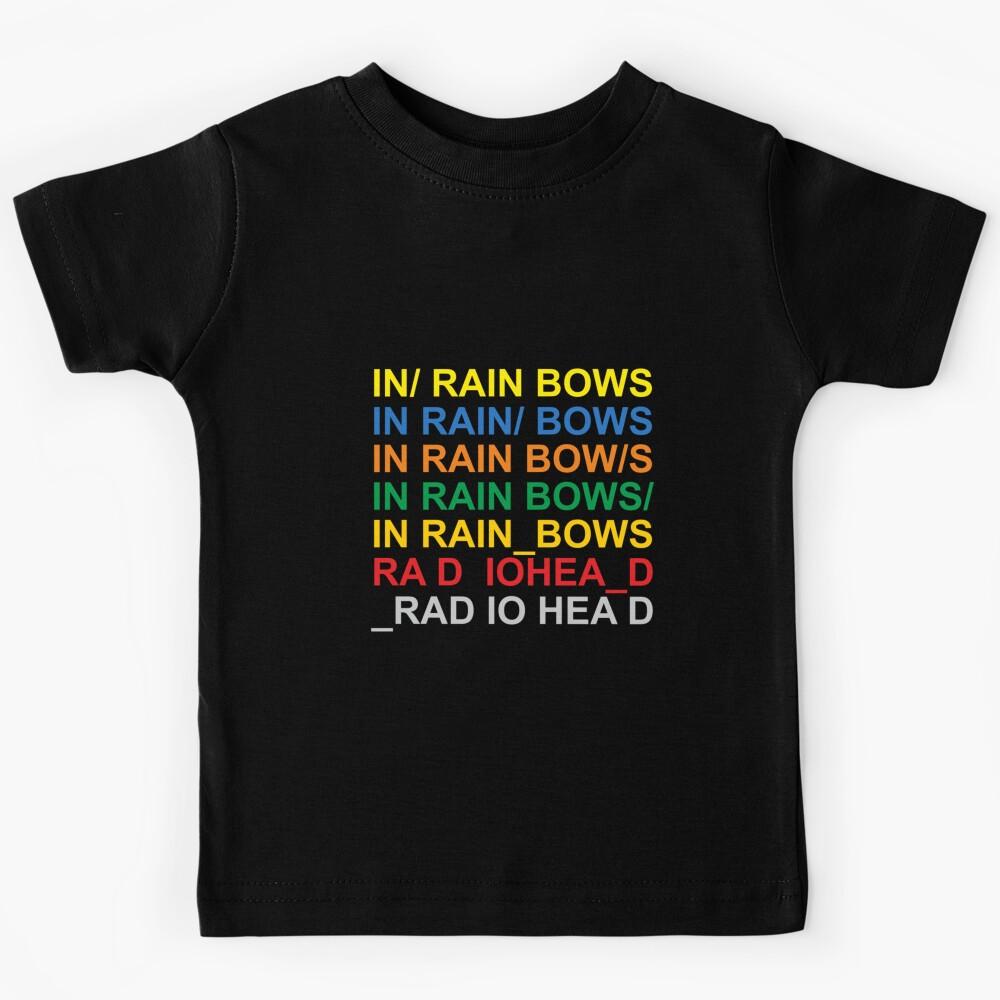 best rainbow lyric of radioheads 346 Kids T-Shirt 130