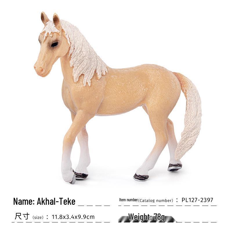 Wildpferd & Pferd Figurenset für das kognitive Spiel von Kindern