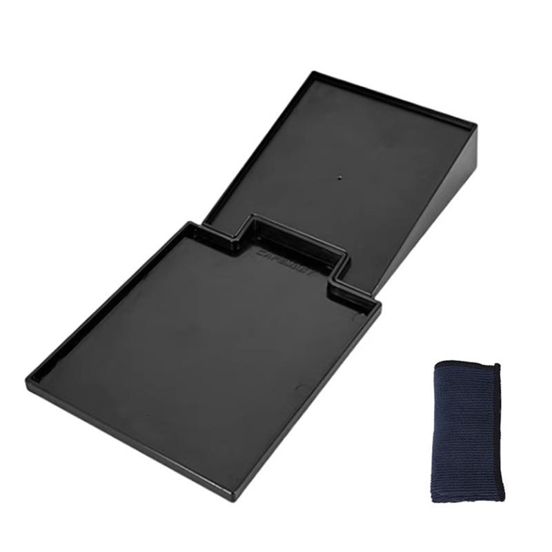 

Good-Tilt Base Stand For Eureka Mignon Grinder Tilted Base With Tray,Incline Stand With Tray For Eureka With Towel чорний