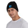 67 Six Seven Blue Flame Colorful Cool Funny 6 7 Meme Beanie Hats Knitted Hat Adult Cool Elastic Caps Winter Gym Bonnet Hats