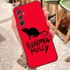 Band Poshlaya Molly Phone Case For Samsung S26 S25 Edge S24 S23 S22 S21 S20 Ultra Plus Fe Galaxy Silicon Cover