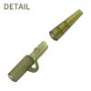 50 Set Fixing Line Quick Changing Connector Sleeve Fishing Sleeve Safety Clip Heavy Duty Clips for Fishing Rigs