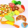 Children Pretend Play Food Toys for Kids Kitchen Vegetable Playset Cut Fruit Vegetables Toy Toddler Birthday Christmas Gift Toys
