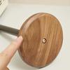 Natural Wood No-Punch Kitchen Paper Towel Holder and Hanging Rack