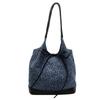 Leopard Print Tote Bag Women's Large Capacity Denim Shoulder Bag Commuter Underarm Bag