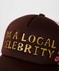 Gameoncheupaeb Im A Lcoal Celebrity Trucker Cap (Brown)